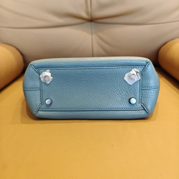 Bottega Veneta Arco Mini Crossbody Bag Blue Green - Picture 3 of 16